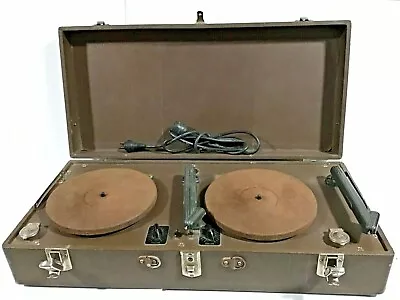 RARE EXCELSIOR (U.S.A.) - DUAL DJ PHONOGRAPH Turntables 78rpm - WORKS W/needles • $96.06