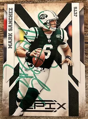 2010 Mark Sanchez Panini Epix Hand Signed Autograph Auto Card New York Jets #68 • $12.99