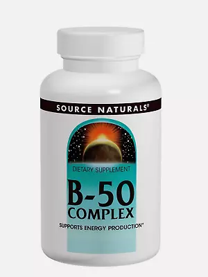 Source Naturals Vitamin B-50 Complex 50 Mg 250 Tabs • $27.99