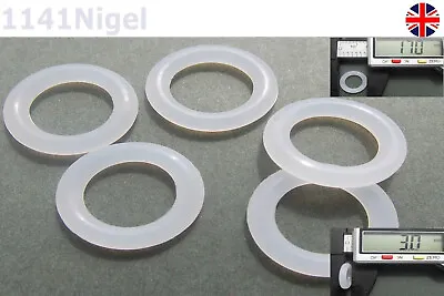 £1.98 • Buy 17mm OD  3mm CS O Rings Seal Silicone VMQ Sealing O-rings Washers UK    Last Few