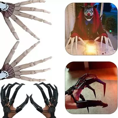 Halloween Articulated Fingers Hand Finger Extensions Cosplay Party Decoration UK • £9.05