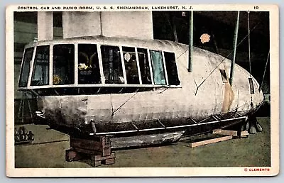 Lakehurst NJ~Control Car~Radio Room NERK~USS Shenandoah Airship~Dirigible~WWI  • $27