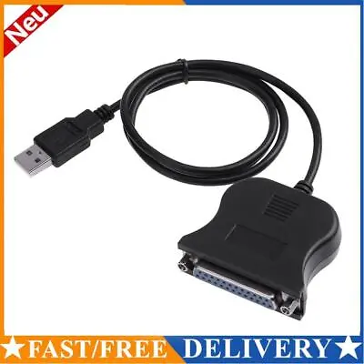 £4.31 • Buy USB 2.0 Male To 25 Pin DB25 Female Parallel Port Printer Adaptor Cable Wire