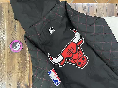 Vintage 90s Chicago Bulls Starter Jacket • $160