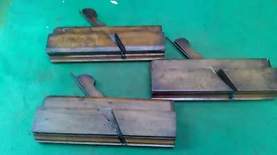 3 Diferent Profile Vintage Moulding Planes  Hields Preston Mathieson. • £15.99