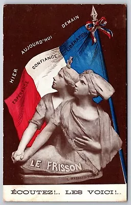 WWI Luca Madrassi Statue French Liberation Hear The Voices DB Postcard H15 • $15.25