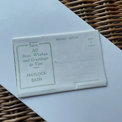 Vintage Matlock Bath Picture Postcard Pictorial Lettercard Frith Souvenir • £3.50