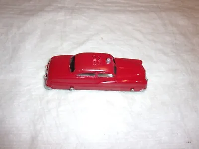 Vintage Tootsie Toy Metal Red Fire Chief Car With Light Mfg. In USA • $15