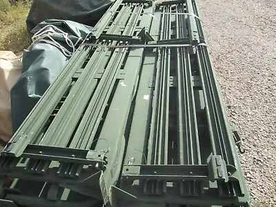 NOS Green R&L Troop Seat Set For 2-Man Pickup HMMWV M998  Fiberglass Panels • $499