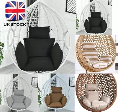 Egg Chair Cushion Seat Swing Hanging Chair Seat Pad Indoor Outdoor Patio • £8.90