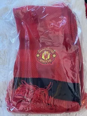 Manchester United Nike Scarf New W/o Tags Red/black • $8.95