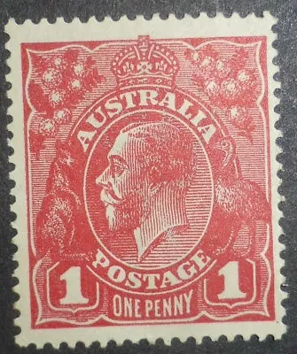 KGV Head  1d Red Mint  Single WMK • $3.50