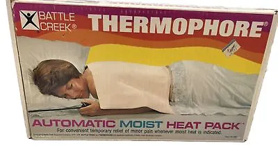 Battle Creek Thermophore 056 Vintage Automatic Moist Heat Pack Pad 13  X 13  • $21.50