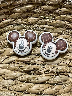 Silicone Focal Beads DIY Beadable Pens Mickey Design Head 2 Pieces  • $4.50
