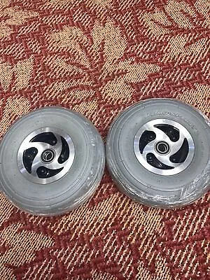 Two Primo Spirit Front Wheels For 4 Wheel Mobility Scooter   Air 3.00 X 4 10x 3 • $175