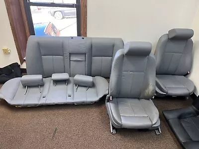 BMW E39 Sport Seats Grey Leather 5 Series Front And Rear Good Condition • $845