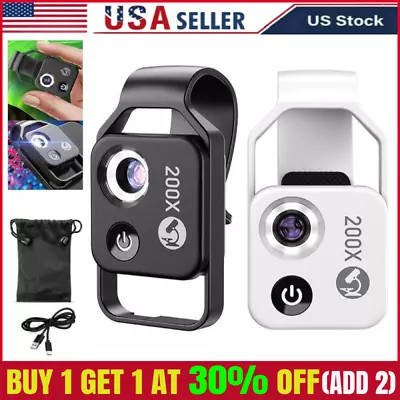 Nanozoom 200x Magnification Zoom Nanozoom Cell Phone Lens Nanozoom X200 Camera • $15.49