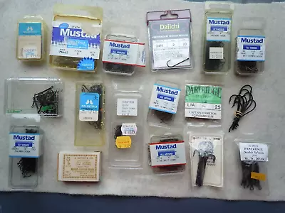 Lot Of Vintage Salmon Trout Fish Fishing Hooks NOS • $16.50