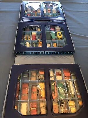 1968 Diecast Lot Of Matchbox Lesney With Case & Trays 72 Cars Regular Wheel • $425