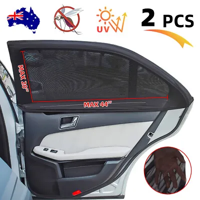 $13.29 • Buy Car Window Screen Shade For Camping 100% Protection From Bug UV Car Mosquito Net