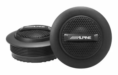 Alpine S-S10TW 240 Watt 1  Inch Silk Dome Car Audio Tweeters Crossovers Pair New • $69.99
