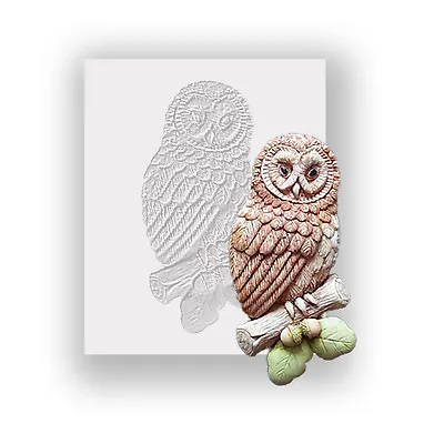 £7.99 • Buy Tawny Owl Silicone Mould, Food Safe, Cake Decorating, Sugarcraft Mold