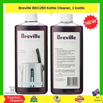 NEW Kettle Cleaner Descaler Remove Stain Scale Build Up Breville 250ml 1 Bottle • $11.99