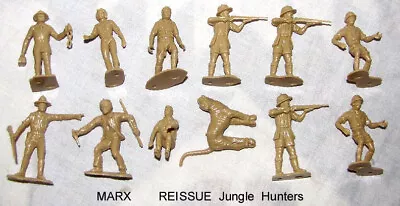 Reissue Marx Jungle Hunters All 12 Pieces From Mold PL-807 • $19.99