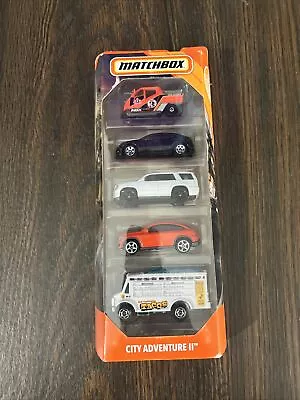 Matchbox City Adventure Set Honda Civic Cadillac Escalade Taco Truck Mercedes • $24.95