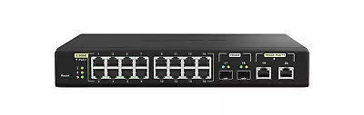 QNAP 20-Port 10GbE PoE++ And 2.5GbE PoE+ Managed Switch (QSW-M2116P-2T2S) • £750