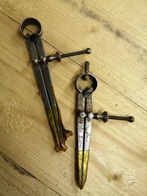 £21 • Buy Moore & Wright 2pc Set. Dividers And Inside Calipers. Unopened, Ex School Items