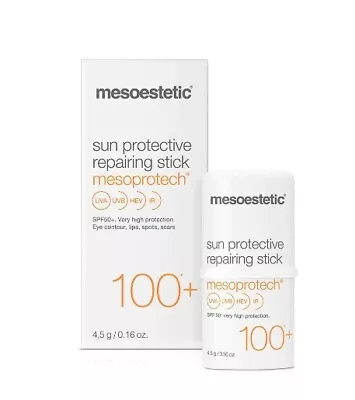 Mesoestetic Sun Protective Repairing Stick 100 Sunblock SPF 50+ UVA UVB HEV IR • $29.99