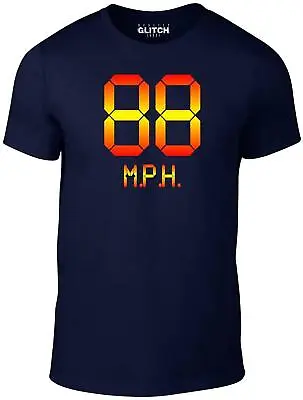 88mph Men's T-Shirt - Movie Inspired Future Marty Back To The Mcfly Film • £12.99