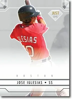 JOSE IGLESIAS 2011 Just GEMS Rookie Mint SILVER Parallel RC #/200 • $1.25