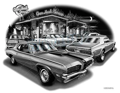 Mercury Cougar1970196919671968 Muscle Car Art Print #7403 • $24.99