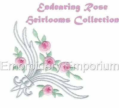 £8.95 • Buy Endearing Rose Heirlooms Collection - Machine Embroidery Designs On Cd Or Usb
