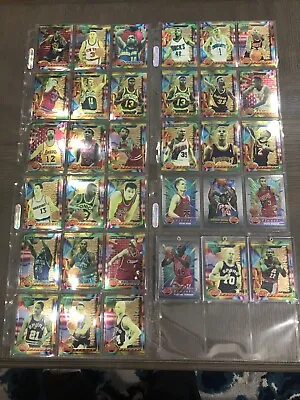 THIRTY-THREE 1993-94 & 94-95 Topps Finest Refractors. MJ #331 W/coating INCLUDED • $7000