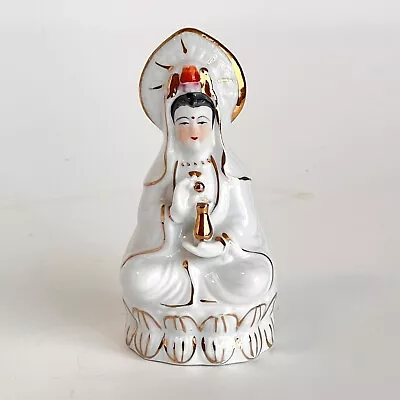 Vintage Buddhist Goddess Of Quan Am The Bodhisattva Of Compassion 5.5” • $24.89