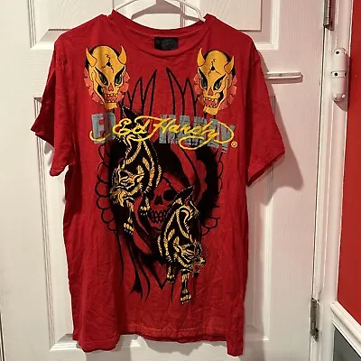 Ed Hardy Death S/S Enzyme Wash Crew Tee 2x - New With Tags • $40