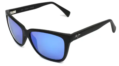 Maui Jim Jacaranda Polarized Sunglasses 763-2M Matte Black/Blue Glass Display • $99