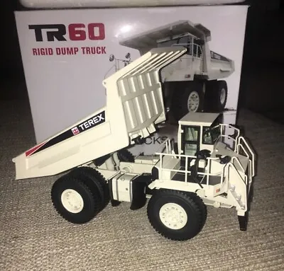 Genuine Terex TR60 Rigid Haul Dump Truck White 1:50 NZG (Dealer Model) BOXEDNEW • £89.99