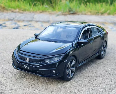 1:32 Honda Civic Scale Diecast Alloy Sound & Light Vehicle Car Model Kids Toy • £25.64