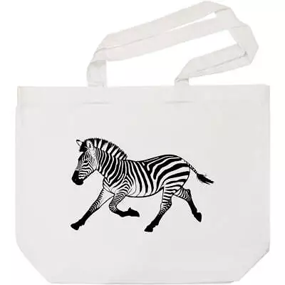 'Running Zebra' Tote Shopping Bag For Life (BG00075450) • £9.99