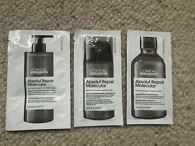 L’Oreal Profesional Absolut Repair Hair Care Set Shampoo Conditioner Mask Serum • £1.50