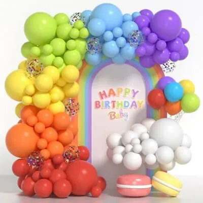 Balloon Arch Kit +Balloons Garland Birthday Wedding Party Baby Shower Decor UK.. • £5.85