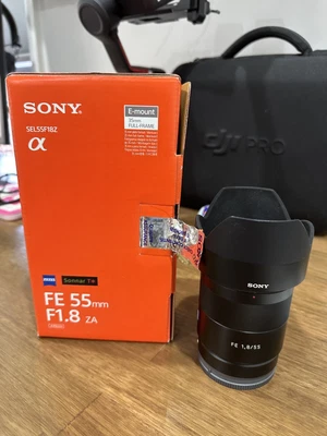$455 • Buy Sony Zeiss FE 55mm F1.8 Sonnar Lens - SEL5518Z