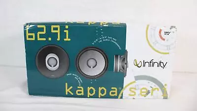 Infinity Kappa Series 62.9i 6-1/2 -6-3/4  2-Way Car Audio Speakers Pair NEW • $127.49