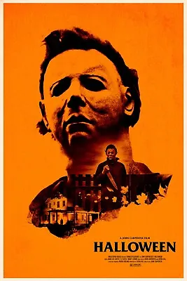 1978 Halloween Movie Poster 11X17 Michael Myers Laurie Strode Castle 🎃🔪🎃 • $12.83