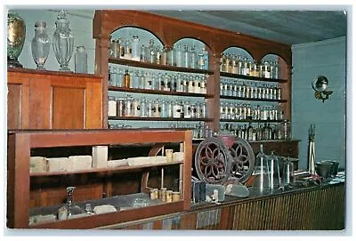 Apothecary Shop Spring Mill State Park Interior Mitchell Indiana IN Postcard • $14.98