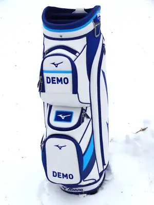 Mizuno Staff Cart Bag - Demo- Blue/White 5-Way 1339 • $199.99